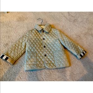 Cute Boy Burberry Quilted coat